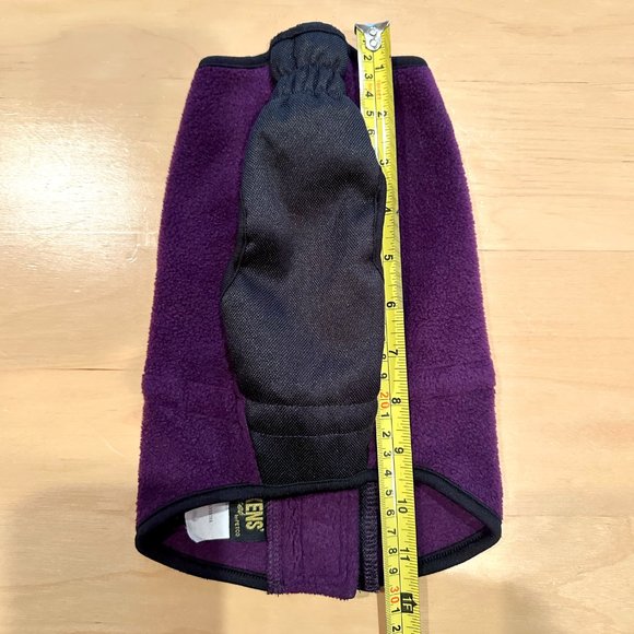 Dickens Closet Purple Fleece Toggle Adjustable Dog Coat Small - Picture 9 of 9